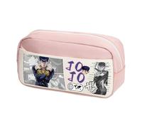 Anime Kira Yoshikage Estuche Estuche Kawajiri Kosaku Papelería Caja Organizadora Estuche Estuche Kira Yoshikage Gran Capacidad Estuche de Lápiz, Tipo 14, 24*10*12cm, Estuche para