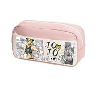 Anime Kira Yoshikage Estuche Estuche Kawajiri Kosaku Papelería Caja Organizadora Estuche Estuche Kira Yoshikage Gran Capacidad Estuche de Lápiz, Tipo 16, 24*10*12cm, Estuche para