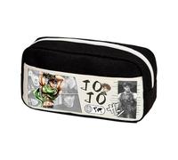 Anime Kira Yoshikage Estuche Estuche Kawajiri Kosaku Papelería Caja Organizadora Estuche Estuche Kira Yoshikage Gran Capacidad Estuche de Lápiz, Tipo 1., 24*10*12cm, Estuche para