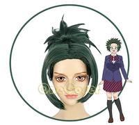 Anime Komi Can't Communicate Agari Himiko Cosplay Wig Short Green Hair Heat Resistant Fiber Hair + Wig Cap Halloween Girls