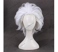 Anime La Sirenita Ursula Peluca de Cosplay Blanco Corto Resistente al calor Fiesta de carnaval Pelucas de cabello sintético SL-817