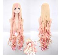 Anime la Super Dimensión Fortaleza Macross Pelucas Sheryl Nome Peluca Cosplay Disfraz 120 cm de largo rizado ondulado pelo sintético peluca