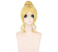 Anime LoveLive Eli Ayase Ellie Peluca de cola de caballo dorada Disfraz de Cosplay Amor en vivo Pelo sintético resistente al calor Mujeres Pelucas de cosplay PL-358