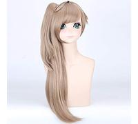 Anime LoveLive! Kotori Minami Cosplay Peluca marrón 70cm Love Live Pelo sintético Fiesta de Halloween Role Play Pelucas para mujeres niñas Talla única Peluca Minami PL-335