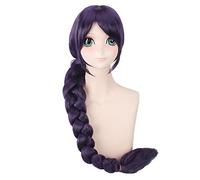 Anime Lovelive Nozomi Tojo 100cm Women's Purple Long Braided Straight Synthetic Hair Cosplay Wig Costume High Temperature Fiber