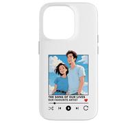 Anime Lovers La canción Nuestra de Vidas Feliz San Valentín Pareja Carcasa para iPhone 14 Pro