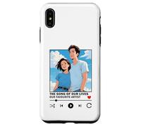 Anime Lovers La canción Nuestra de Vidas Feliz San Valentín Pareja Carcasa para iPhone XS MAX