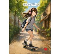 Anime-Malbuch für Teenager und Erwachsene: Ein entspannendes Anime-Malbuch - 50 Motive zum Ausmalen für Jugendliche und Erwachsene