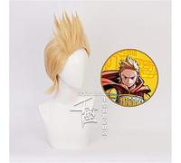 Anime Mi héroe Academia Mirio ata Million Cosplay Peluca Boku No Héroe Academia Cosplay BIG 3 Mirio ata Pelucas Amarillas KUQX1981