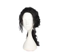 Anime Michael Jackson Long Black Curly Wig Cosplay Costume Hair MJ Role Play Wigs