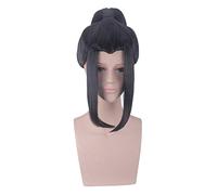 Anime Mo Dao Zu Shi Gran Maestro de Cultivo Demoníaco Wei Wuxian Cosplay Peluca Antigüedades Disfraz Peluca con Diadema PL-007