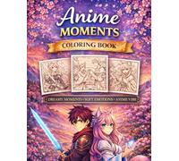 Anime Moments Coloring Book: Calm & Creative: More Than 40 Aesthetic Anime-Inspired Scenes for Relaxation, Mindfulness, and Creative Calm (Mindful Escape Coloring Collection)