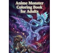 Anime Monster Coloring Book for Adults