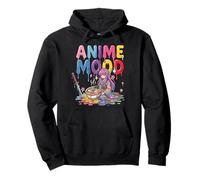 Anime Mood Kawaii Ramen Girl Pastel Samurai Sudadera con Capucha