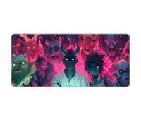 Anime Mouse Pad XXL Large Gaming Mouse Pad Gamer Decor Setup Keyboard Mat for Work Game Office Home Japanese Style