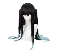 Anime Muichirou Tokitou Cosplay Wigs Heat Resistant Synthetic Wigs Halloween Props