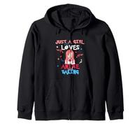 Anime Mujeres Adolescente Chica Que Ama Hornear Sudadera con Capucha