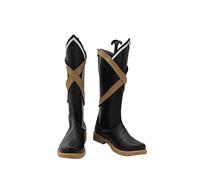 Anime Mushoku Tensei: Jobless Reincarnation Rudeus Greyra Cosplay Halloween Party Zapatos Marrón Fancy Boots Personalizados