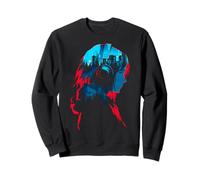 Anime Music Auriculares Manga Girl Motif Print City Art Sudadera