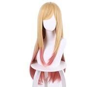 Anime My Dress-Up Darling Marin Kitagawa Cosplay Wig Yellow Pink Gradient Hair