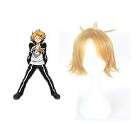 Anime My Hero Academia Cosplay Pelucas Kaminari Denki Cosplay Resistente al calor Sintético Boku no Hero Academia Pelucas Fiesta de Halloween