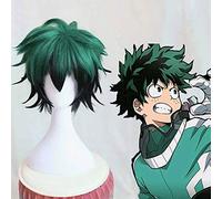 Anime My Hero Academia Peluca de Cosplay Izuku Midoriya Pelucas de Cosplay Resistente al calor Sintético Halloween Boku No Hero Academia Deku Peluca