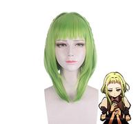 Anime Nanamine Sakura Green Wig Cosplay Disfraz Jibaku Shounen Aseado Hanako-kun Pelo sintético resistente al calor Pelucas de mujer