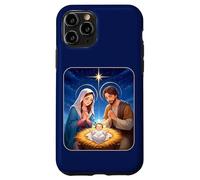 Anime Nativity Christmas Design - Kawaii Manger Scene Art Carcasa para iPhone 11 Pro