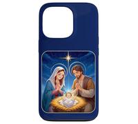 Anime Nativity Christmas Design - Kawaii Manger Scene Art Carcasa para iPhone 13 Pro