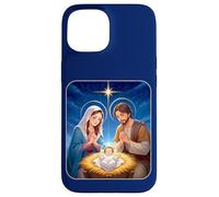 Anime Nativity Christmas Design - Kawaii Manger Scene Art Carcasa para iPhone 15