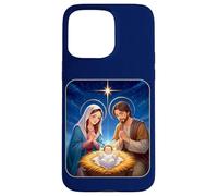 Anime Nativity Christmas Design - Kawaii Manger Scene Art Carcasa para iPhone 15 Pro MAX