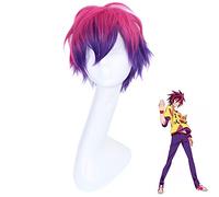 Anime No Game No Life Sora Peluca Cosplay Disfraz Hombres Mujeres Corta Peluca de pelo sintético resistente al calor + Gorra de peluca gratis
