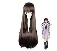 Anime Noragami Iki Hiyori peluca larga Cosplay disfraz mujer pelo sintético resistente al calor Halloween fiesta pelucas ZF80-32