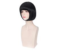 Anime Noragami Nora, Peluca Corta Negra Para Mujer, Disfraz De Cosplay, Pelo Sintético Resistente Al Calor, Pelucas De Juego De Rol Para Fiesta De Halloween, Pl-312