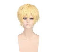 Anime Noragami Yukine amarillo peluca corta Cosplay disfraz resistente al calor pelo sintético hombres mujeres fiesta Cosplay pelucas