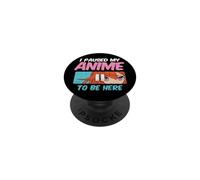Anime: Pausé mi Anime para Estar aquí Divertido Regalo de Amante del Anime PopSockets PopGrip Adhesivo