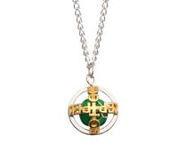 Anime Periférico JoJo's Bizarre Adventure Collar Julio César Zeppeli Colgante Bola Giratoria