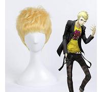 Anime Persona 5 Futaba Sakura Yoshizawa Kasumi Peluca Cosplay Disfraz Mujer Pelo largo Fiesta de Halloween Juego de roles Pelucas + Peluca gratis C