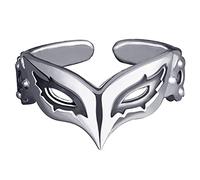 Anime Persona 5 P5 Joker Persona Anillo de plata de ley S925 para disfraz de cosplay, anillos ajustables de 58 mm para hombres y mujeres, Metal