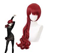 Anime Persona5 THE ROYAL P5R Yoshizawa Kasumi Cosplay Peluca Larga Roja Desmontable Cola de caballo Pelo sintético Disfraz Jugar pelucas