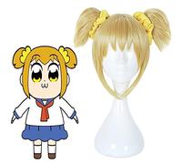Anime POP TEAM EPIC Cosplay Pelucas Popuko Cosplay Pelucas sintéticas resistentes al calor Fiesta de carnaval de Halloween Pelucas Poputepipikku