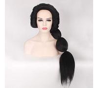 Anime Princesa Rapunzel Mérida Nieve Blanca Cosplay Peluca Fiesta De Halloween Pelo Sintético Jasmine Anna Elsa Princesa Pelucas + Gorra De Peluca Talla Única Pl-693 Jasmine Peluca