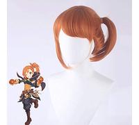 Anime Princess Connect! Re: buceo Hodaka Misogi Naranja Cola de caballo corta Pelo sintético resistente al calor Traje de mujer Pelucas de cosplay PL-759