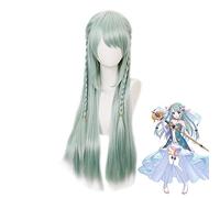Anime Princess Connect! Re: Dive Misumi Chika Peluca de trenza larga Cosplay Disfraz de pelo sintético resistente al calor Pelucas de mujer QX-000