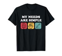 Anime Ramen y Sketching My Needs Are Simple Camiseta
