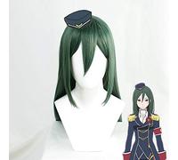 Anime Re: zero Starting Life in Another World Pelucas de Cosplay Crusch Karsten Verde Postizo largo y recto para Halloween Carnaval Pa