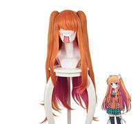 Anime Rewrite Ohtori Chihaya Cosplay Wig Long Straight Orange Ombre Rose Red Synthetic Hair Costume Wigs KS-855