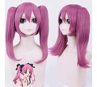 Anime Riddle Story of Devil Cosplay Peluca con doble cola de caballo Anime cosplay Pelo sintético Pelucas universales + Peluca Cap Riddle Story Devil peluca 555