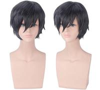 Anime Role Play For Darling In The Franxx Cosplay Hiro Short Black Synthetic Hair Wig