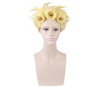 Anime Role Play For Jojo's Bizarre Adventure Golden Wind Giorno Giovanna 50cm Cosplay Wig